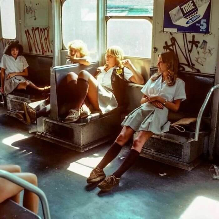 Prendre le métro dans les années 80